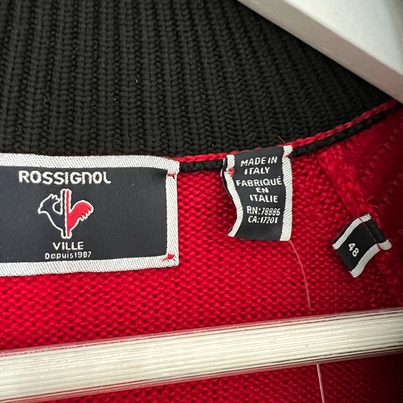 NWT Rossignol Adrien Merino Wool Zip Up Sweater - Picture 11 of 15